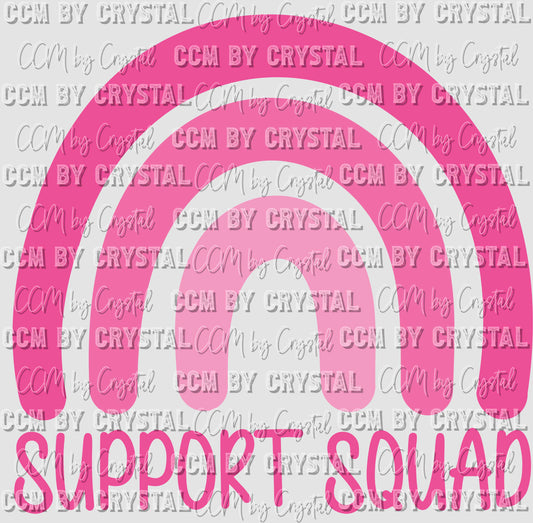 Support Squad Pocket for Her Fight is Our Fight Breast Cancer Awareness Ready to Press Transfer