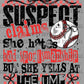 Suspect Claims She Hates Bad Sportsmanship but Yells at the Ump Ready to Press Transfer DTF Transfer Sublimation Transfer