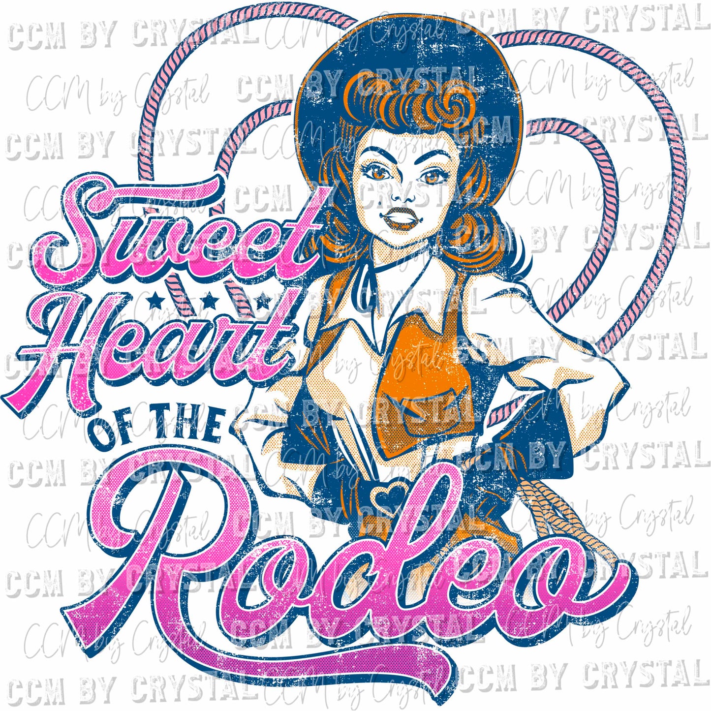 Sweetheart of the Rodeo Ready to Press Transfer