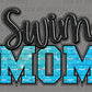 Swim Mom Purple Ready to Press DTF Transfers Sublimation Transfers