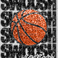 Swoosh Season Basketball Faux Sequins Faux Embroidery Ready To Press Transfer