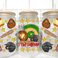 Take Me Out to the Ballgame Softball UV Transfer 16oz Libby Glass Can Wrap Ready to Apply