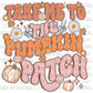 Take Me to the Pumpkin Patch Distressed Fall Thanksgiving Ready to Press Transfer