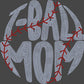 T-Ball Mom 11" Spangle Transfer Bling Ready to Press Transfer Sparkle Transfer