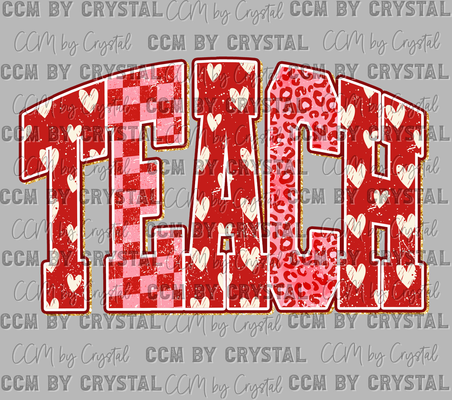 Teach Valentines Day Ready to Press Instant Peel DTF Transfers Sublimation Transfers