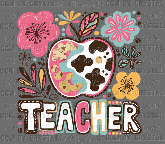 Teacher School Ready to Press Transfer DTF Transfer Sublimation Transfer