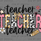 Teacher School Ready to Press Transfer DTF Transfer Sublimation Transfer
