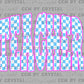 Teacher Blue Checkered Ready to Press Instant Peel DTF Transfers Sublimation Transfers