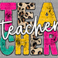 Teacher Back to School Ready to Press Transfer DTF Transfer Sublimation Transfer
