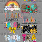 120" Pre-Made Teacher Gang Sheet All Designs 11" Longest Gang Sheets DTF Transfers Ready to Press (Copy)