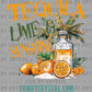 Tequila Lima and Sunshine Summer Ready to Press Transfer DTF Transfer Sublimation Transfer