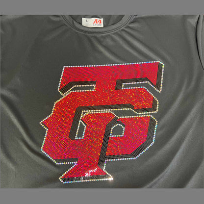 TopGuns Spangle Black T-Shirt