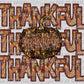 Thankful Pumpkin Thanksgiving Fall Ready to Press Transfer