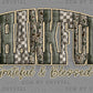 Thankful Grateful Blessed Camo Ready to Press Transfer DTF Transfer Sublimation Transfer