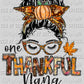 On Thankful Nana Fall Thanksgiving Ready To Press Transfer