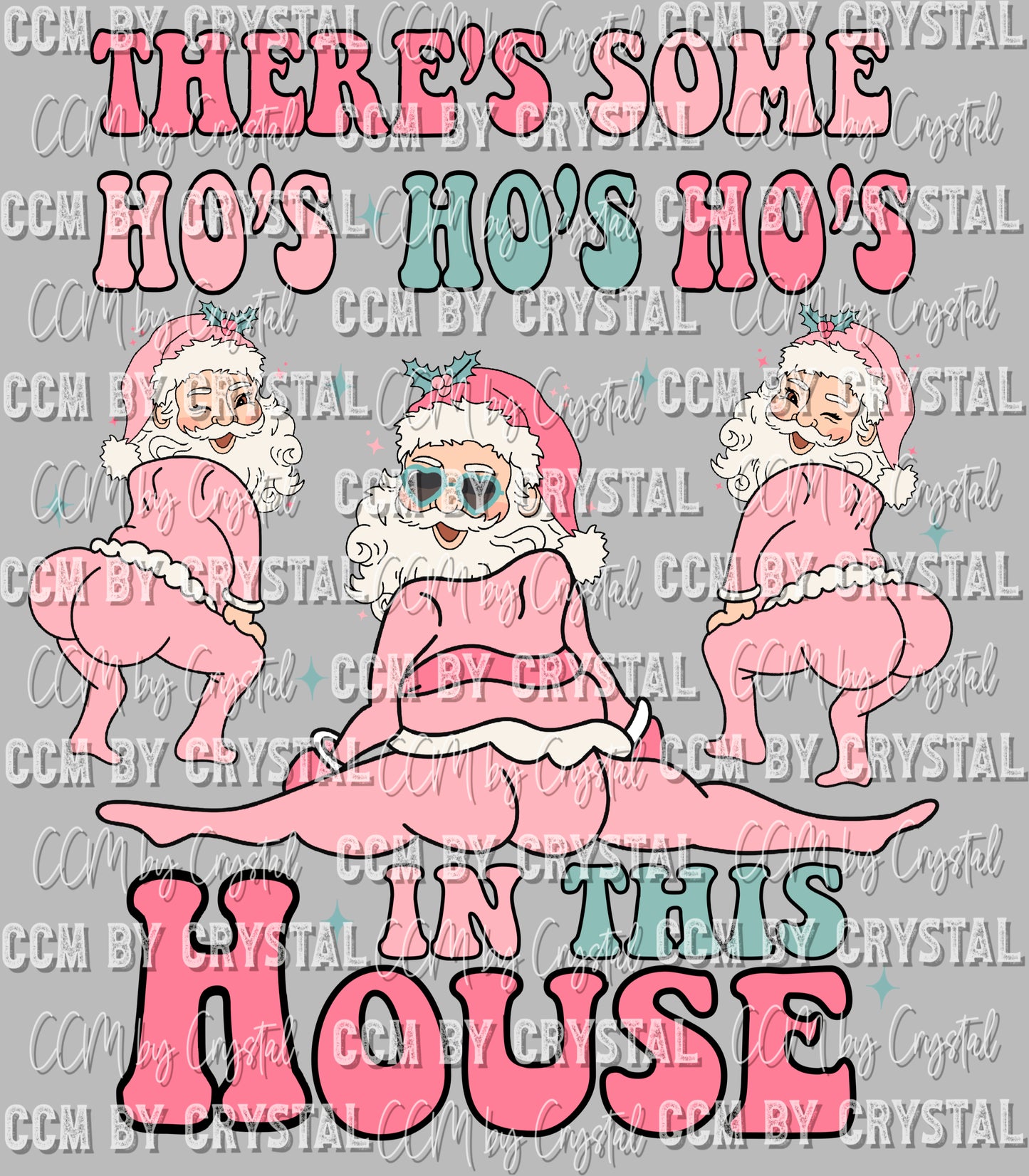 There's Some Ho's in This House Ready To Press Transfer DTF Sublimation