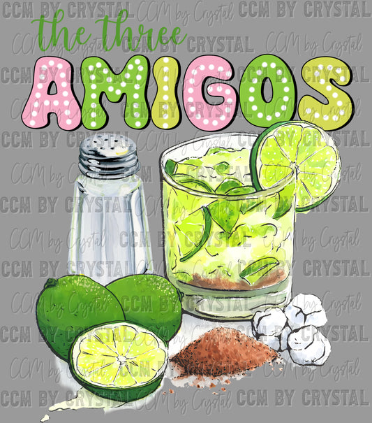 The Three Amigos Cinco De Mayo Ready to Press Transfer DTF Transfer Sublimation Transfer