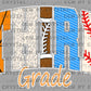 Third Grade Back to School Sports Ready to Press Transfer DTF Transfer
