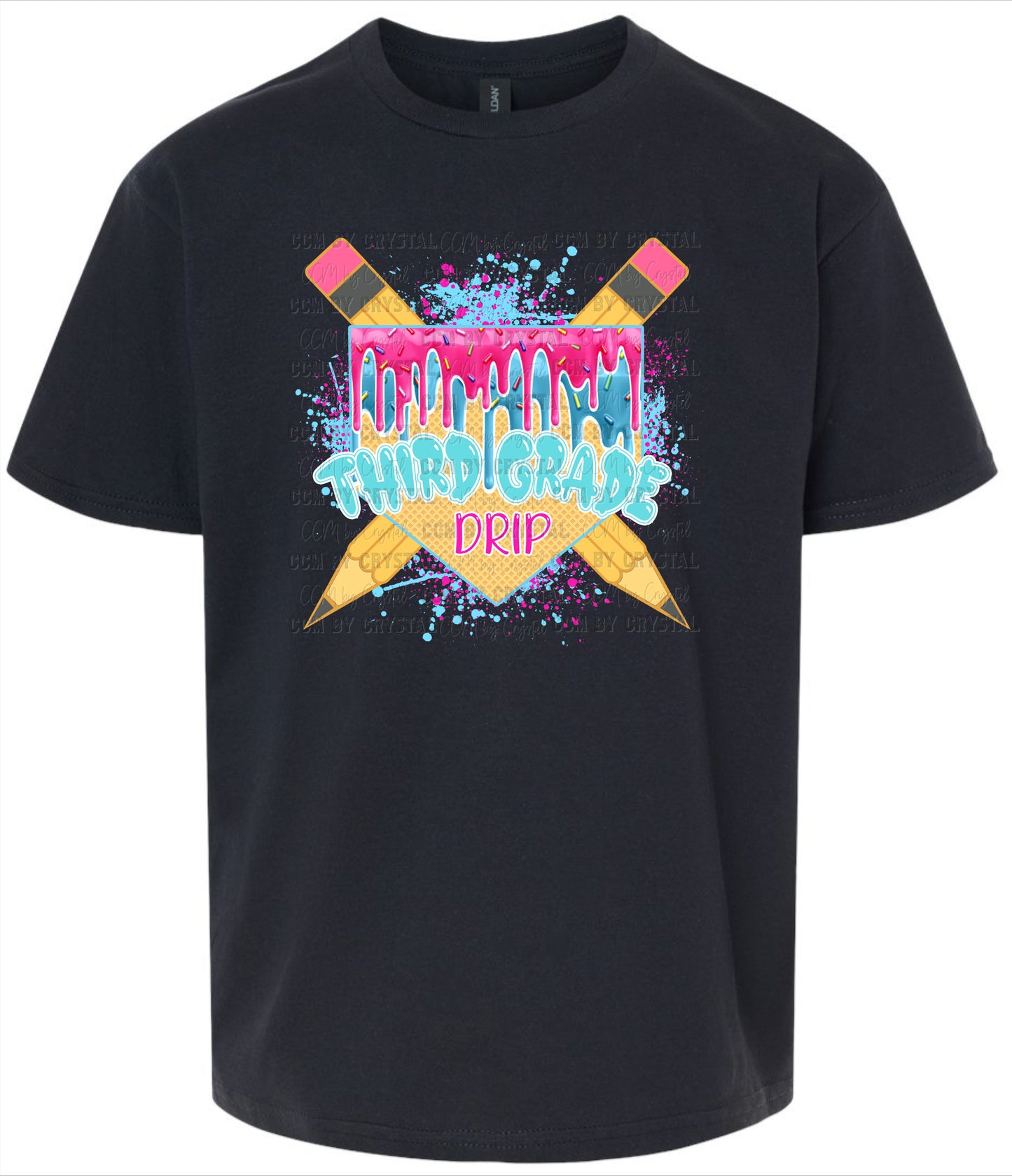 Third Grade Drip Back to School T-Shirt