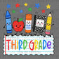 Third 3rd Back to School Ready to Press DTF Transfers Sublimation Transfers