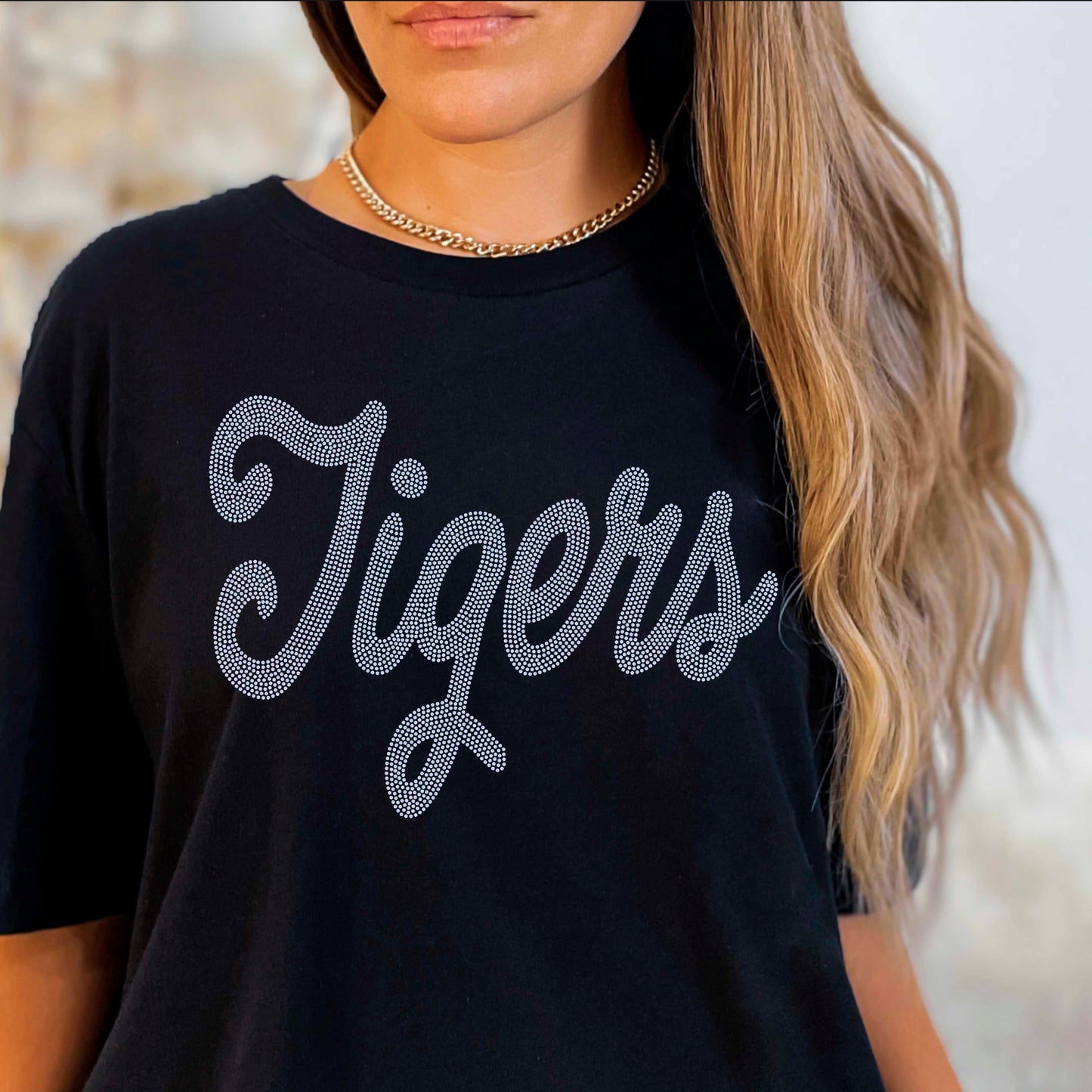 Tigers 11" Wide Spangle Transfer