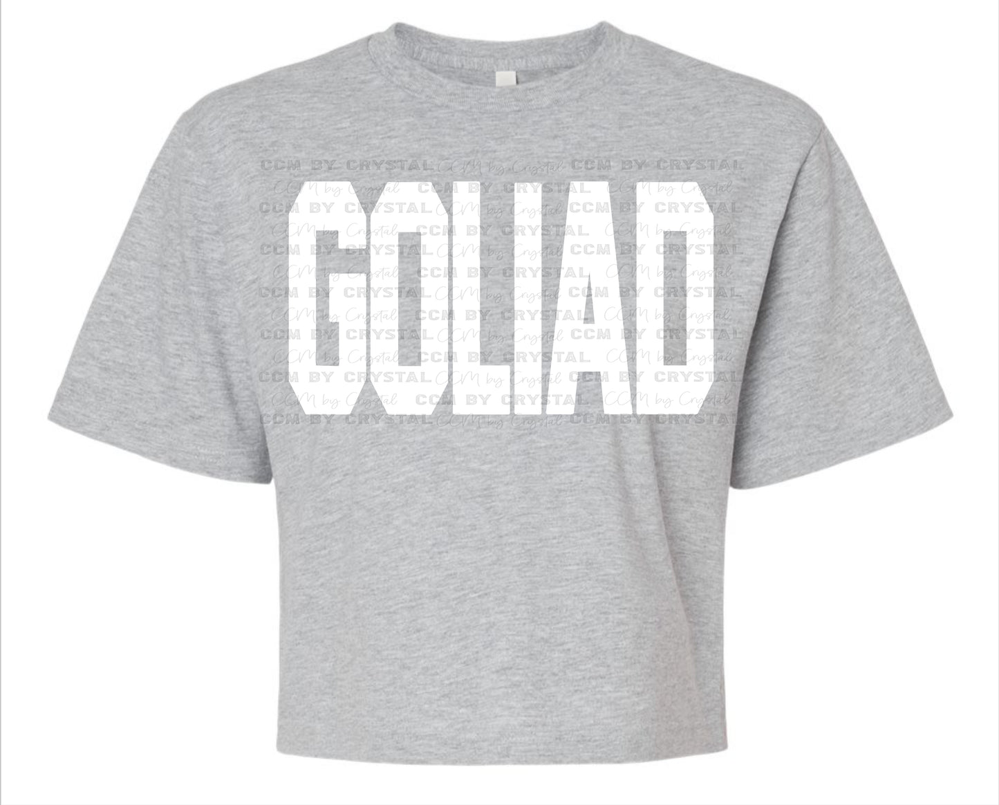 Goliad Tigers Cropped American Apparel T-Shirt