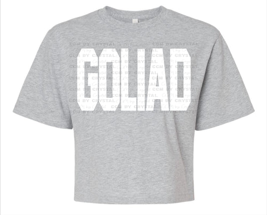 Goliad Tigers Cropped American Apparel T-Shirt