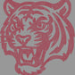 Tiger Head 1-Color Approximately 11" wide Spangle Transfer