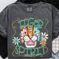 Tiger Spirit Cartoon Mascot Ready to Press Transfer DTF Transfer Sublimation Transfer