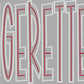 Tigerettes 2-Color Approximately 11"X7" Spangle Transfer