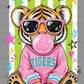 Tigers Bubble Green Mascot Ready to Press DTF Transfers