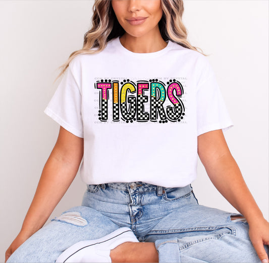 Tigers Colorful Mascot T-Shirt