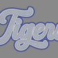 Tigers 11" 3-Color Ready to Press Spangle Transfer Bling Transfer Sparkle Transfer
