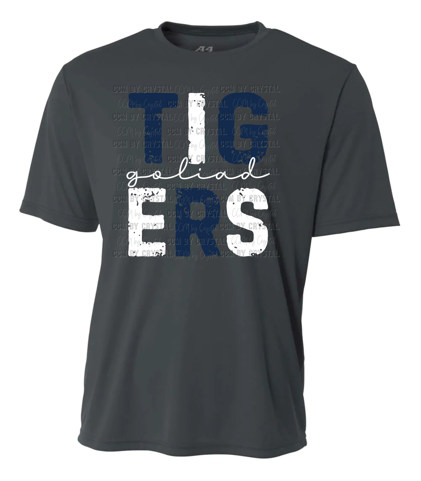 Goliad Tigers Grunge T-Shirt
