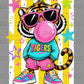 Tigers Bubble Yellow Mascot Ready to Press DTF Transfers