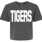 Goliad Tigers Cropped Pepper Comfort Colors T-Shirt