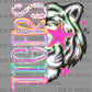 Tigers Head Pastel Mascot Ready to Press DTF Transfers