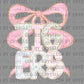 Pink Girly Tigers Ready to Press Transfer DTF Transfer Sublimation Transfer
