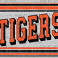 Tigers Orange Black Mascot Ready to Press DTF Transfers Sublimation Transfers