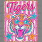 Tigers Star Mascot Ready to Press DTF Transfers Sublimation Transfers