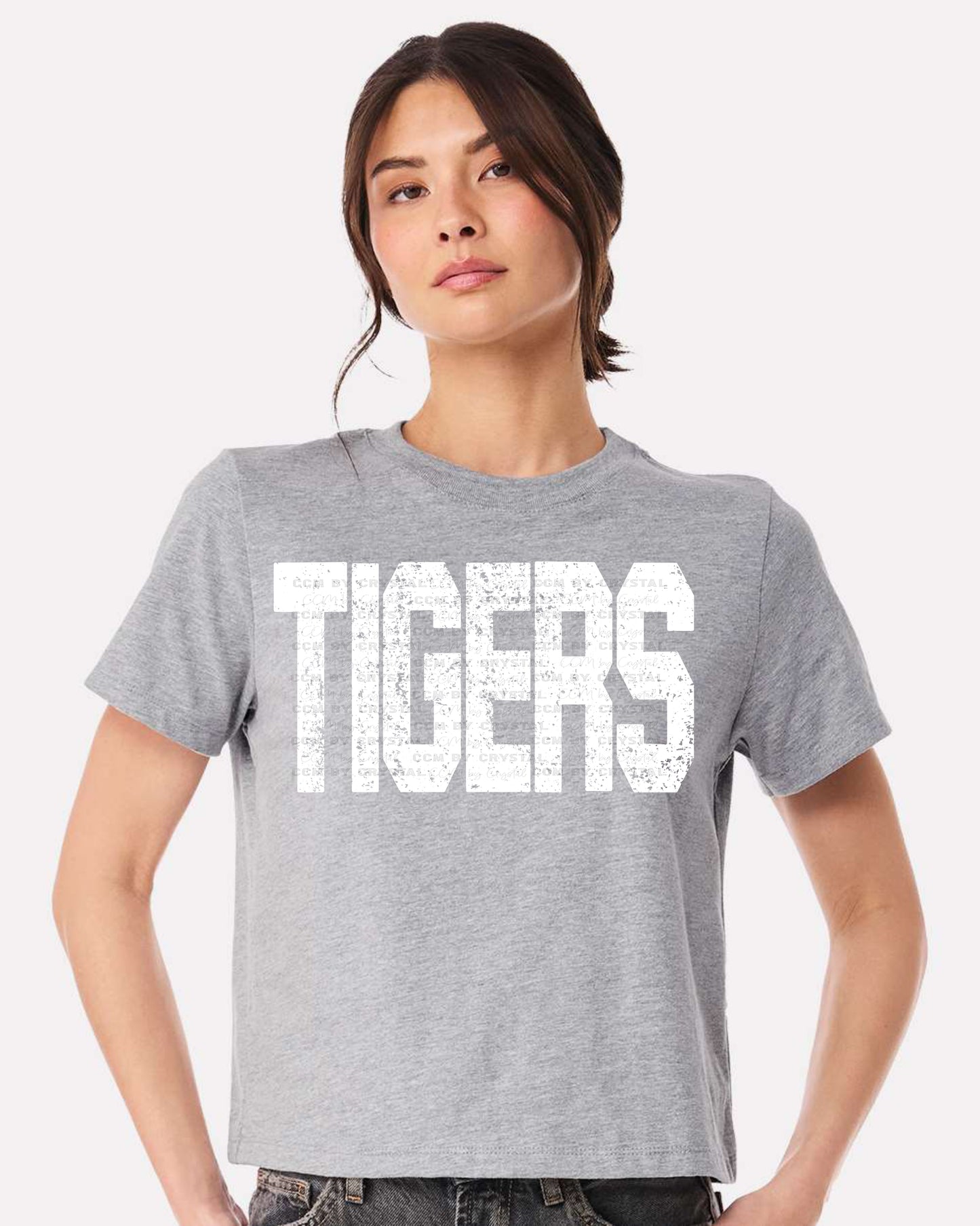 Goliad Tigers Cropped Bella & Canvas T-Shirt