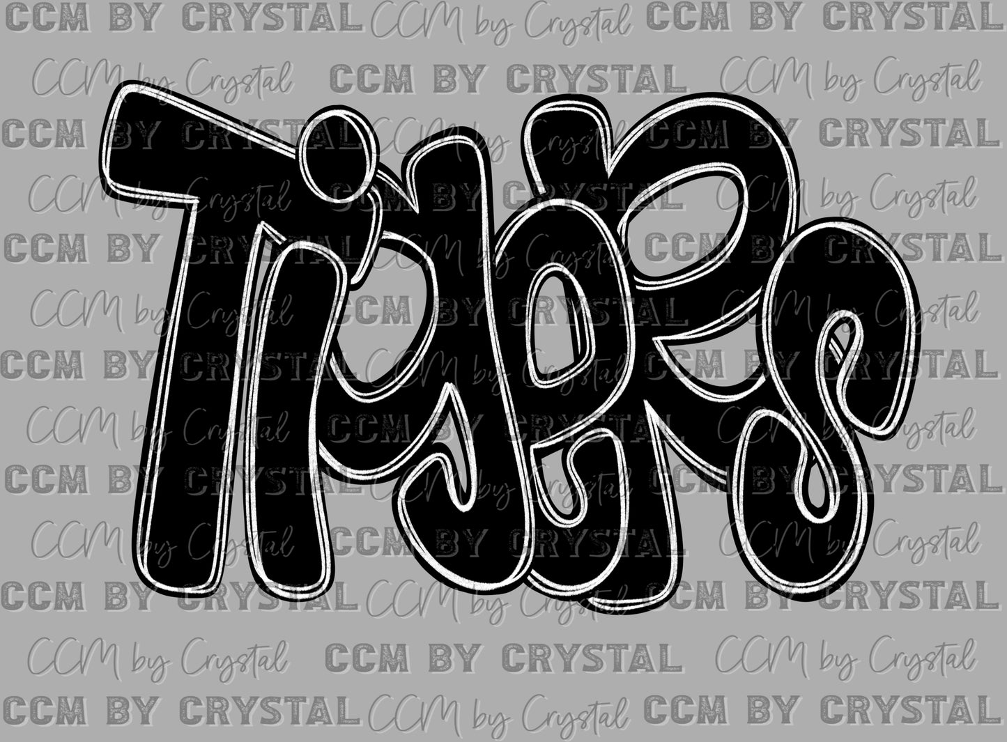 Tigers Mascot DTF Transfers Sublimation Transfers