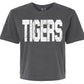 Goliad Tigers Cropped Pepper Comfort Colors T-Shirt