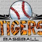 Tigers Baseball Ready to Press Transfer DTF Transfer Sublimation Transfer