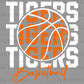 Tigers Basketball Mascot Ready to Press Transfer DTF Transfer