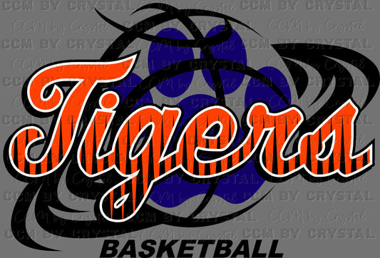 Tigers Basketball Ready to Press Transfer DTF Transfer Sublimation Transfer