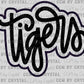 Tigers Mascot Ready to Press Transfer DTF Transfer Sublimation Transfer