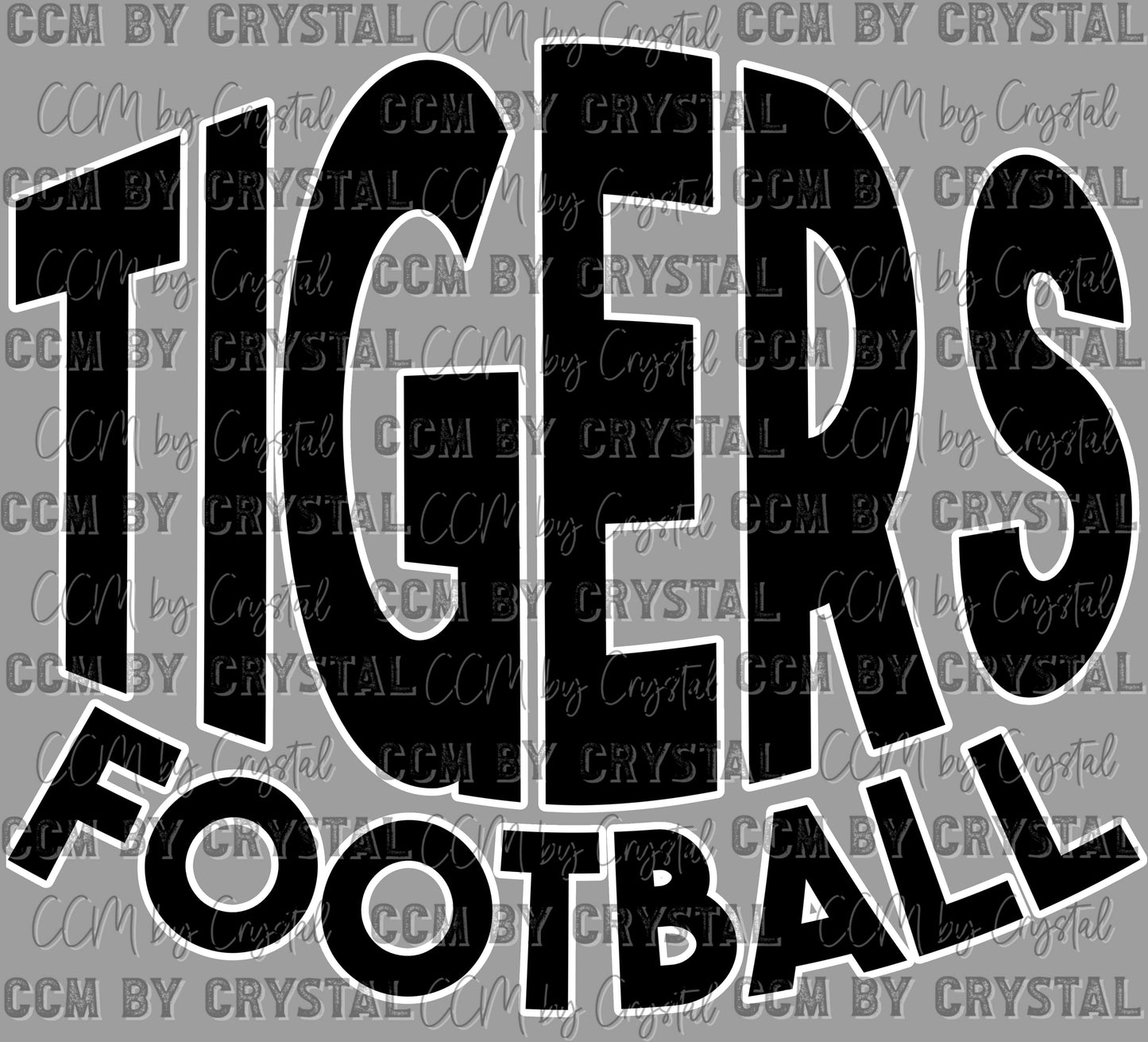 Tigers Football Ready to Press Transfer DTF Transfer Sublimation Transfer