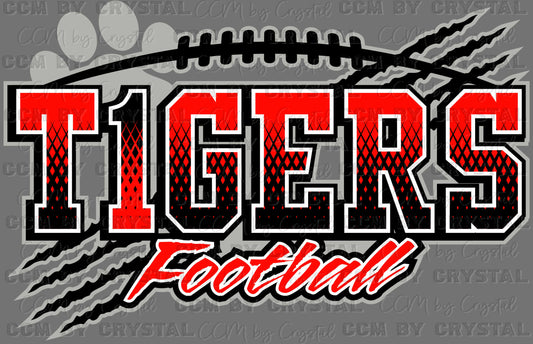 Tigers Football Ready to Press Transfer DTF Transfer Sublimation Transfer
