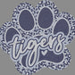 Custom Leopard Paw 3-Color Approximately 11" wide Spangle Transfer